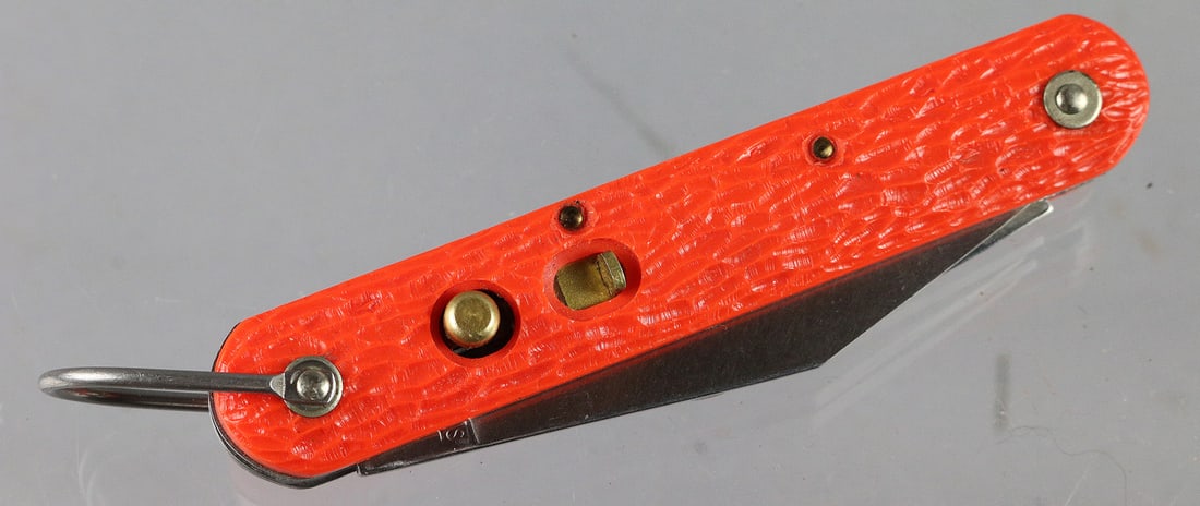 Camillus Orange Handle Paratrooper Switchblade: Camillus Orange Handle Paratrooper Switchblade , super clean, EX snap