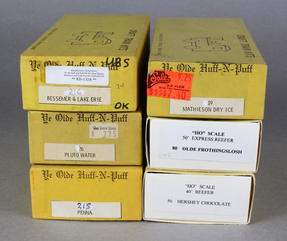 HO Rolling Stock Wood Kits In Box (1 of 2)