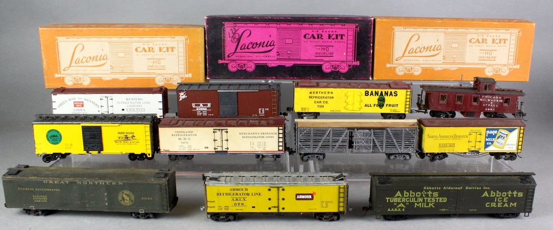 HO Built Wood Rolling Stock & Laconia Kits (1 of 4)
