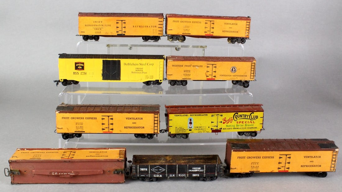 HO 9 Wood Kit Built Rolling Stock Builder Signed (1 of 2)