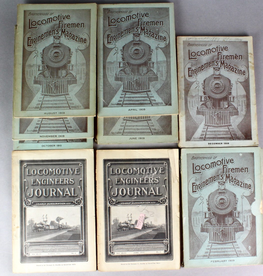 1900s Locomotive Engineer's Magazines (1 of 3)