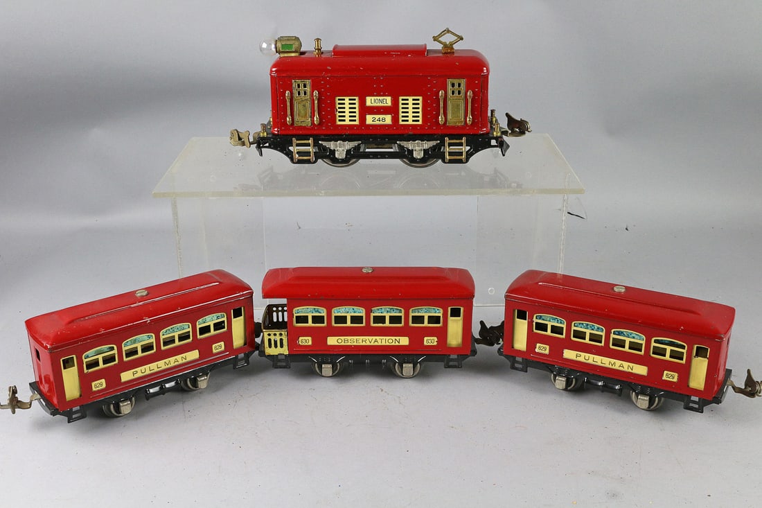 Lionel 248 Engine 629, 629, 630 Car Lot (1 of 3)