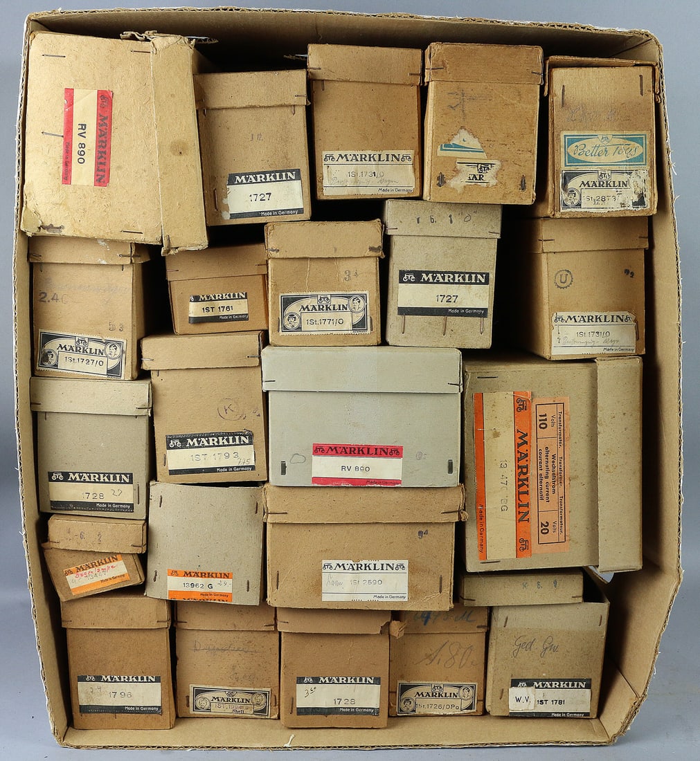 Marklin Pre War Train Box Lot, Huge (1 of 2)