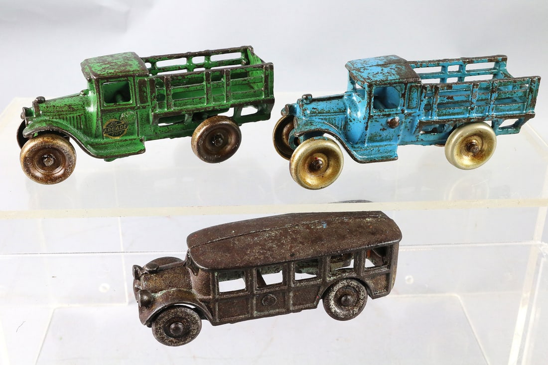 Arcade Cast Iron Truck Lot (1 of 2)