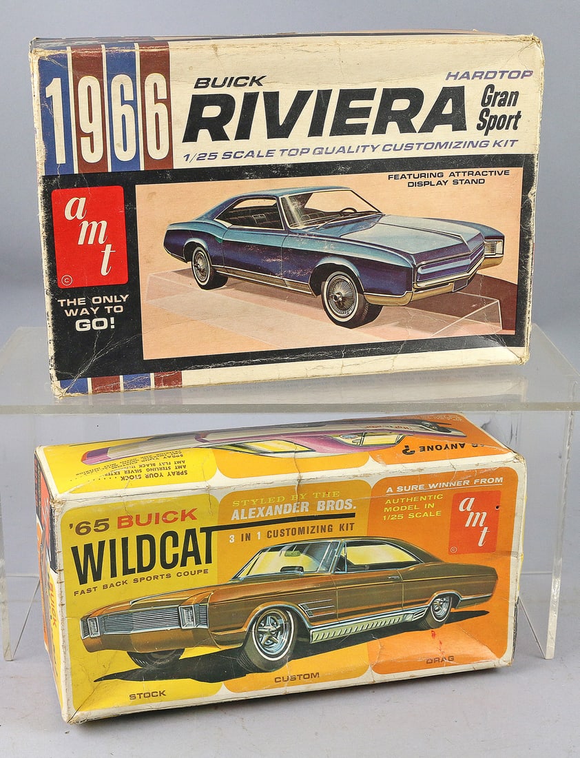 AMT 66 Buick Riviera 65 Wildcat Model Lot (1 of 3)