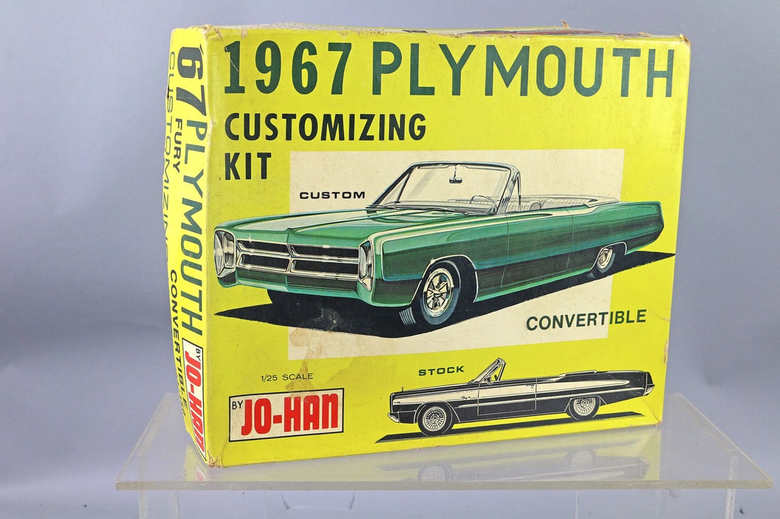 Johan 67 Plymouth Convertible Model: Johan 67 Plymouth Convertible Model, unbuilt