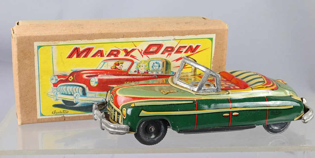 Asahi Japan Mary Open Television Car in Box (1 of 5)