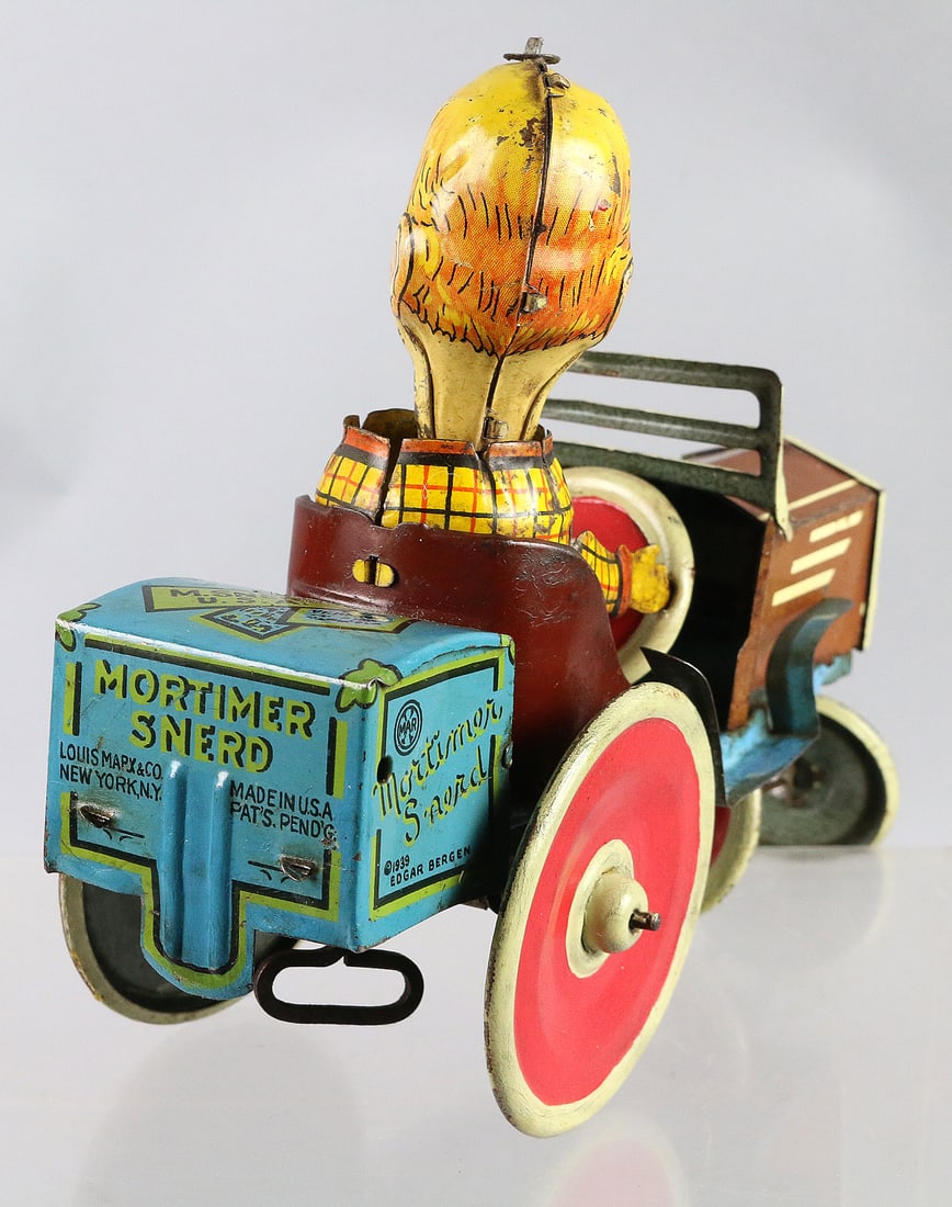 Marx Mortimer Snerd Wind Up Car - 3