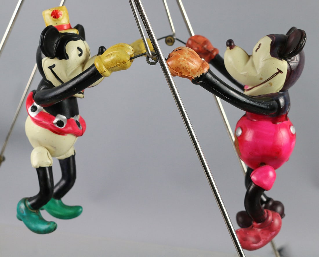 Mickey Mouse Borgfeldt Celluloid Acrobat Toy (1 of 4)
