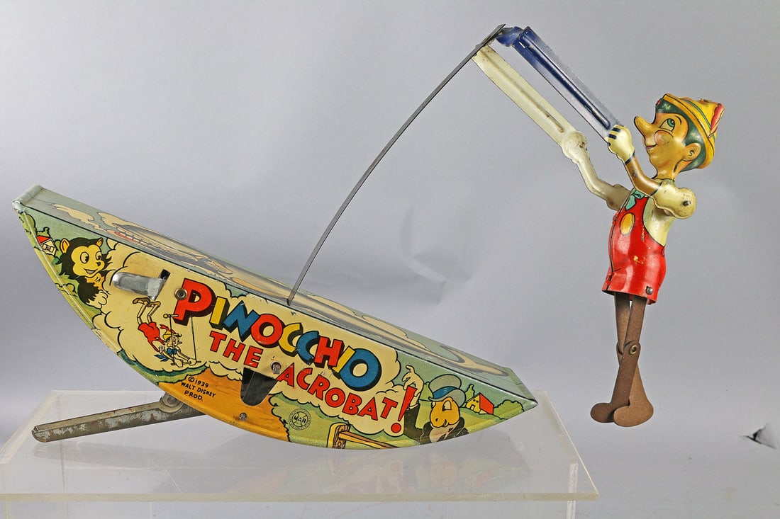 Marx Pinocchio The Acrobat Tin Litho (1 of 3)