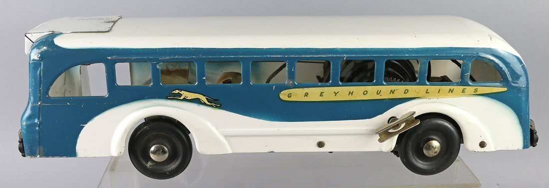 Buddy L Greyhound Bus Pressed Steel (1 of 4)