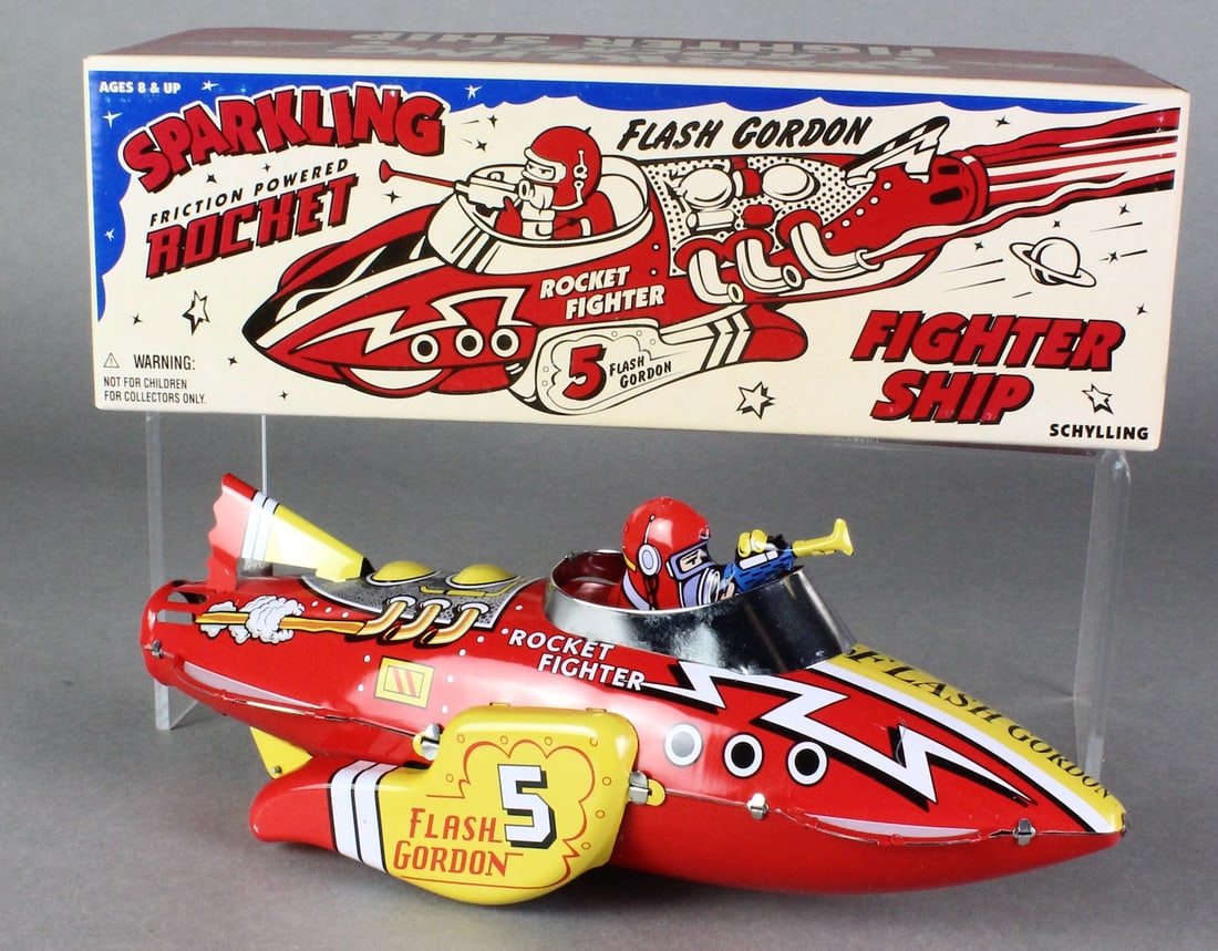 Flash Gordon Sparkling Space Ship Contemp (1 of 2)