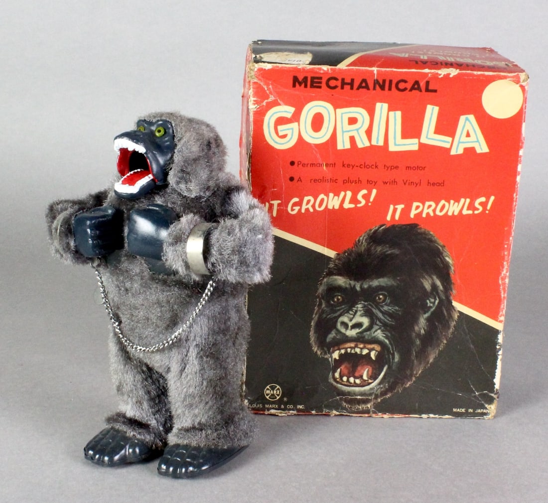 Marx Mechanical Gorilla Wind Up in Box King Kong (1 of 5)