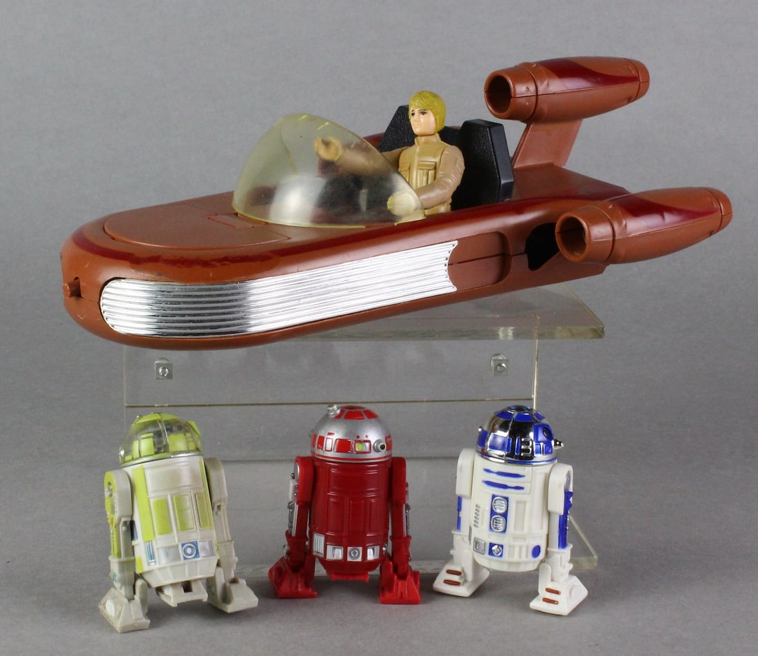 1978 Luke Skywalker Land Speeder & Figures Kenner (1 of 3)