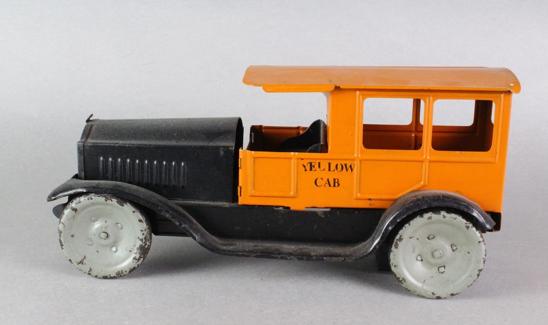 Neff Moon Pressed Steel Yellow Taxi Cab (1 of 5)