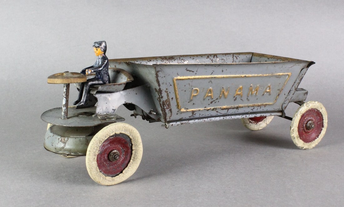 1920s WIlkins Panama Truck with Driver (1 of 3)
