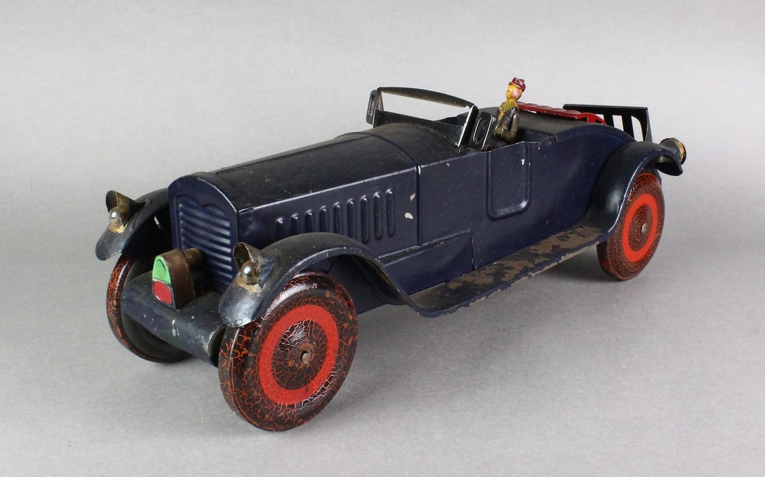 1930s Pressed Steel Open Coupe & Rumble Seat 18" (1 of 6)