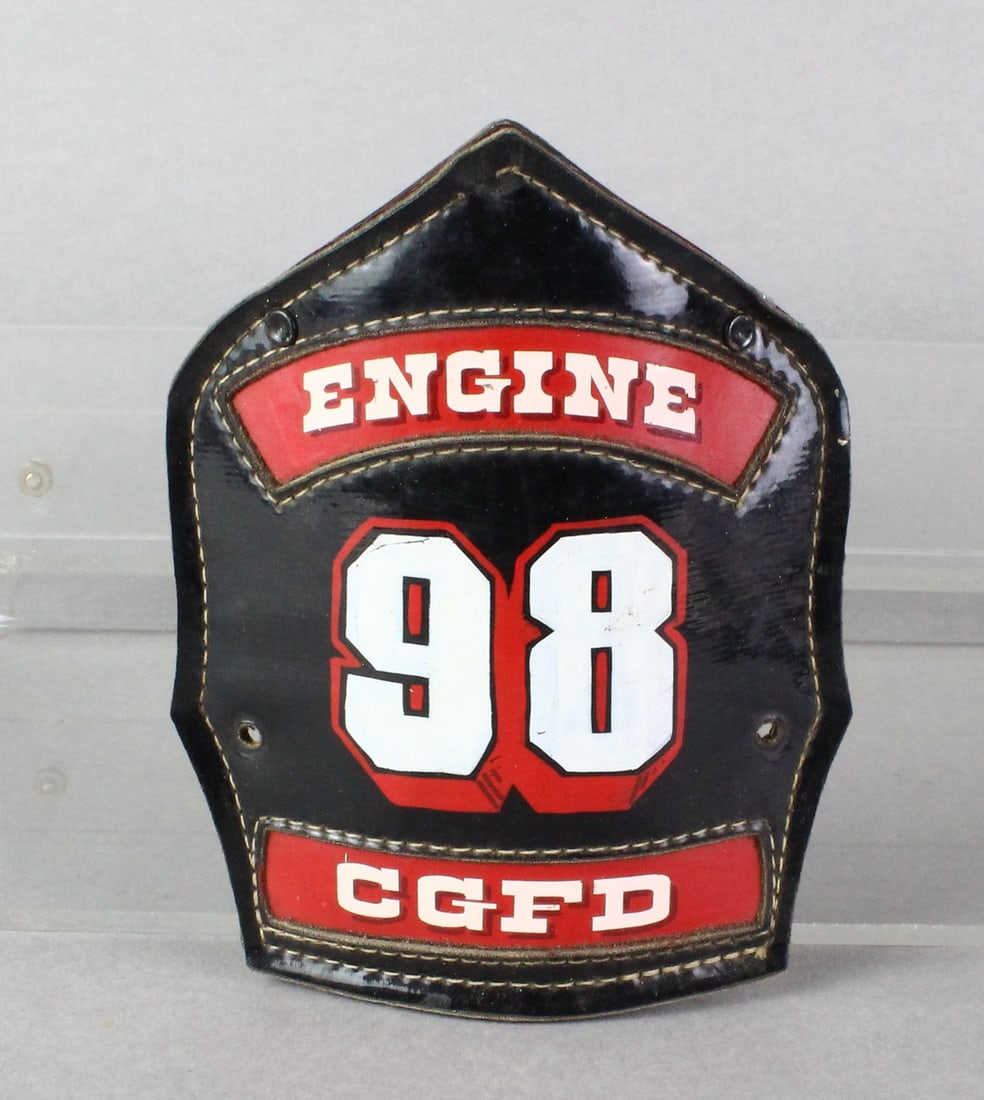 Cairns & Bros. Engine 98 Coast Guard Helmet Front (1 of 1)
