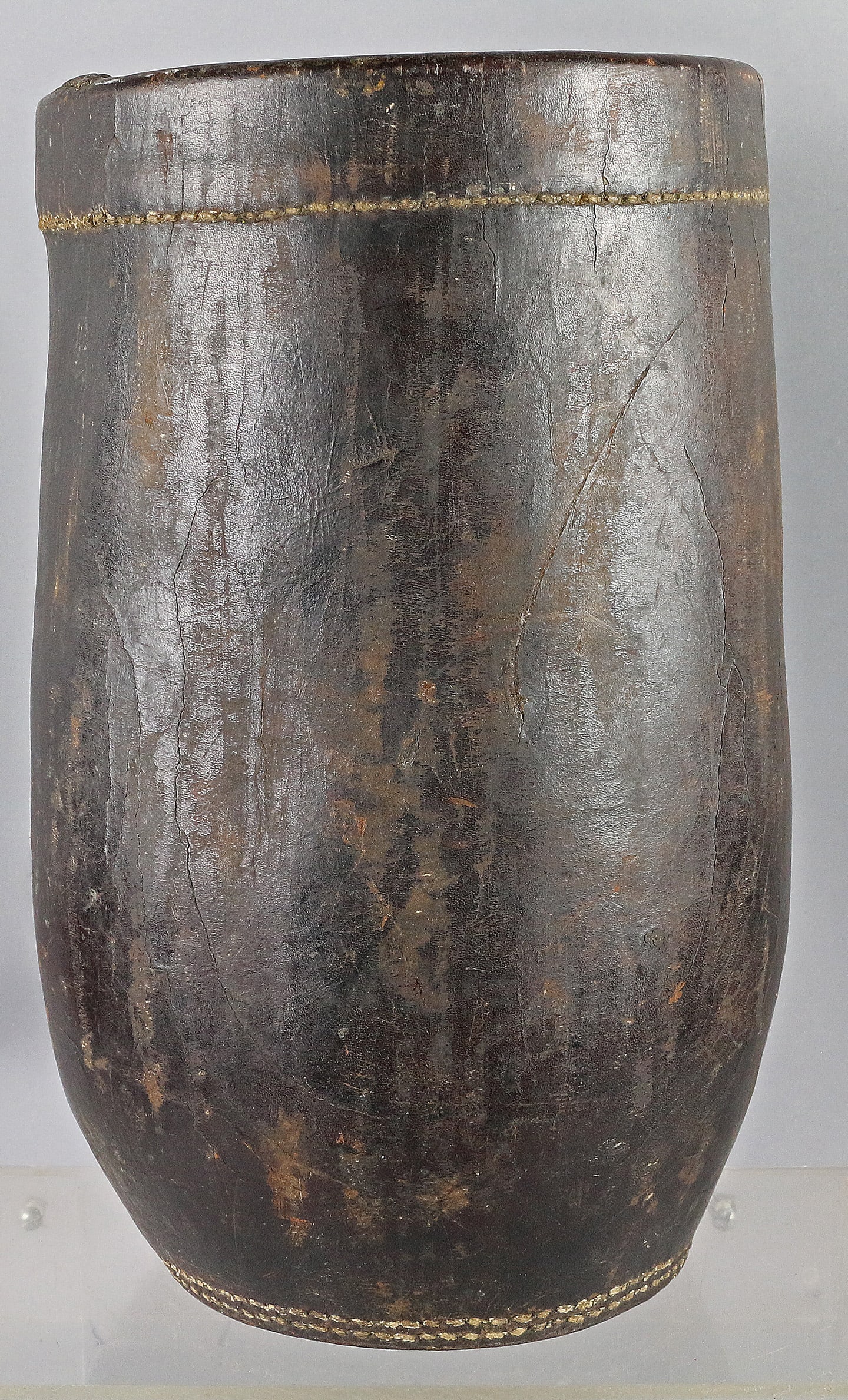 1890's Early Leather Fire Bucket (1 of 4)