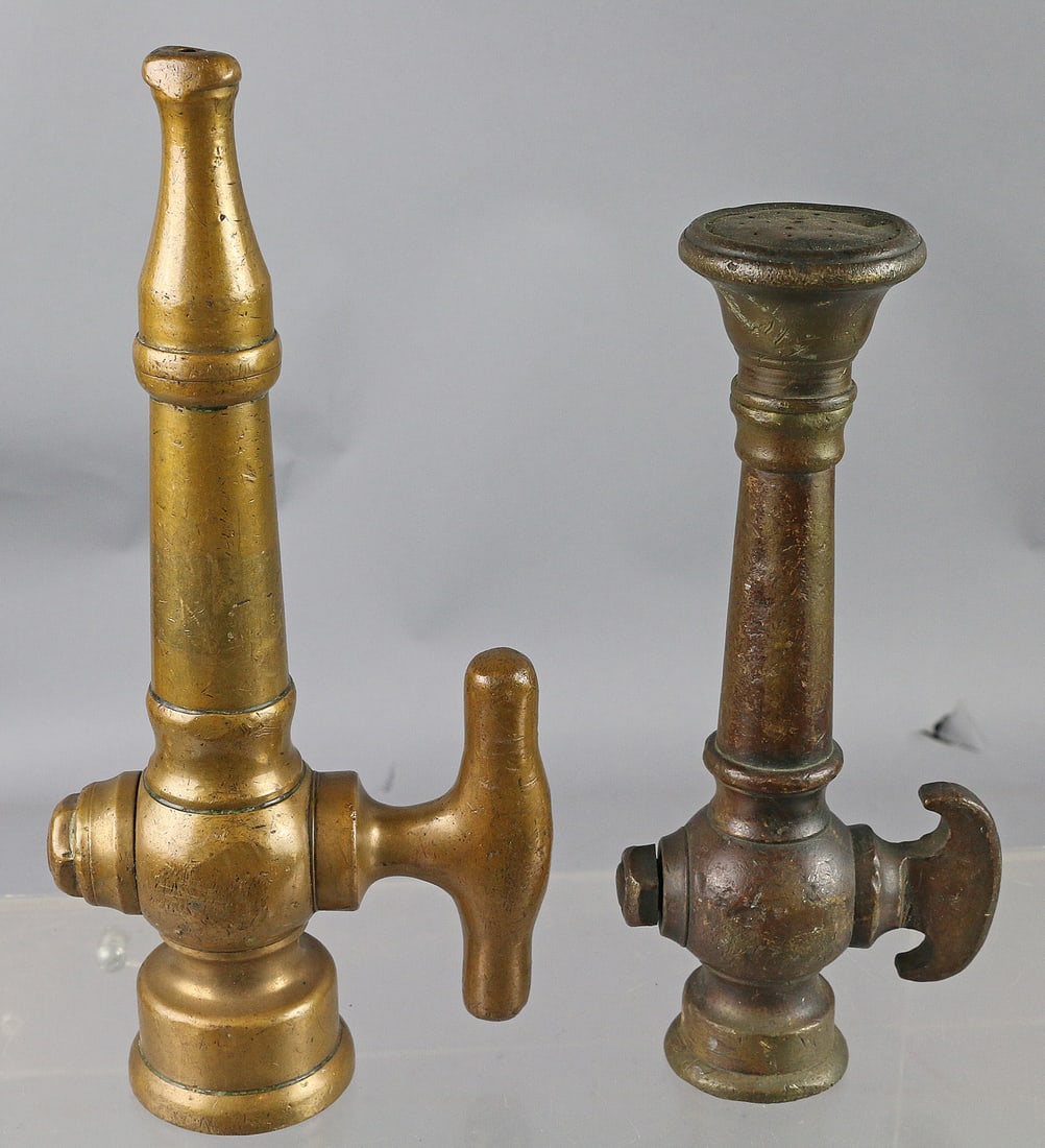 Brass Fire Nozzle Lot - 3