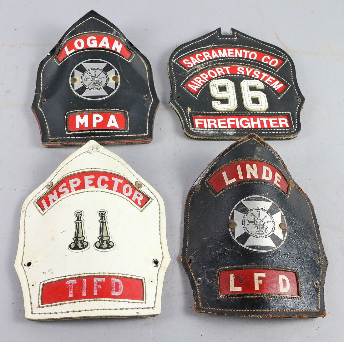 Cairns and Paul Conway Helmet Front Piece Lot (1 of 2)
