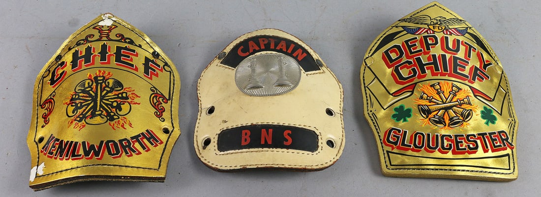 Cairns & Bros. Helmet Front Piece Lot (1 of 2)
