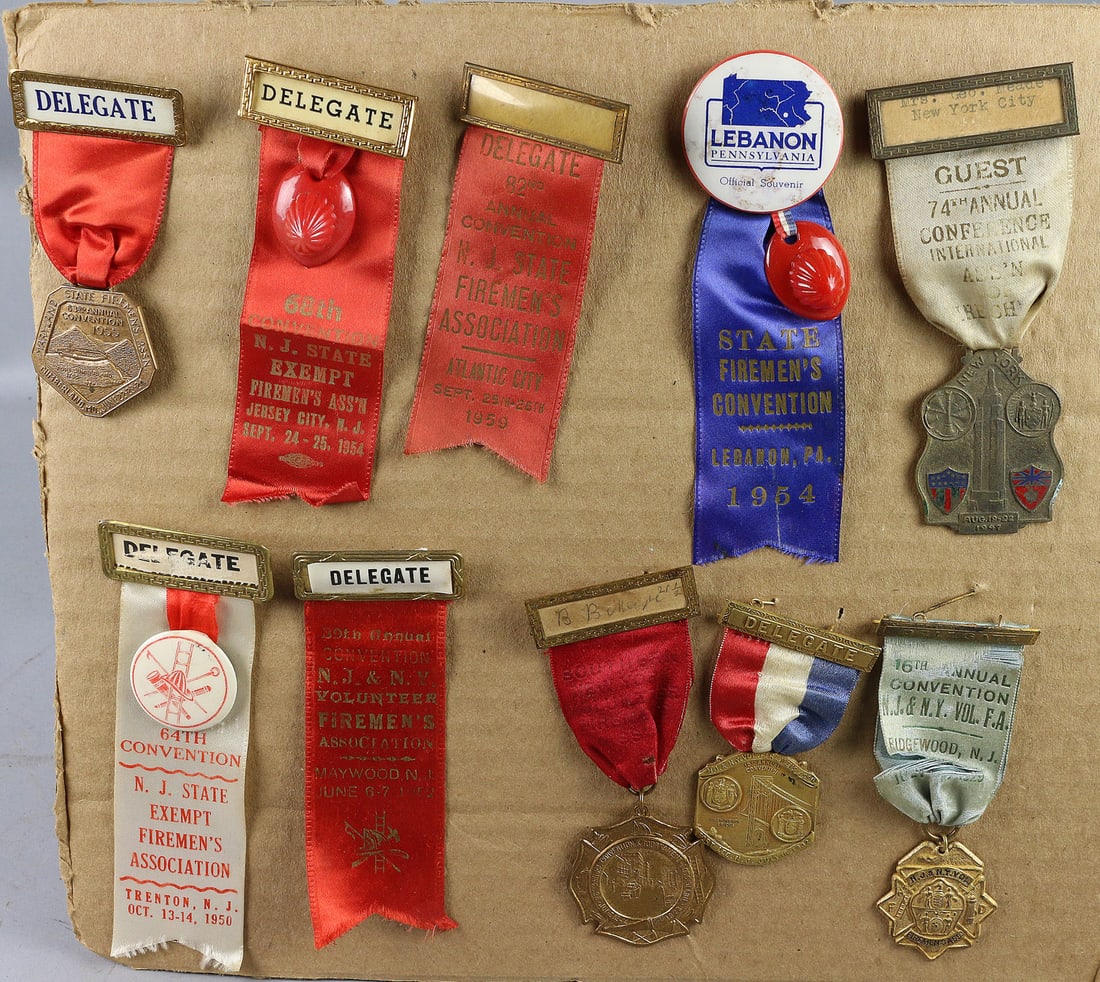 Fireman Convention Medal Lot (1 of 4)