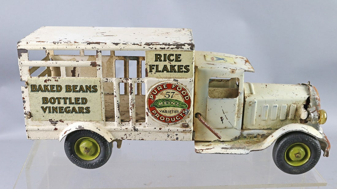 Metalcraft Heinz Delivery Truck: Metalcraft Heinz Delivery Truck, 12 inches, pressed steel