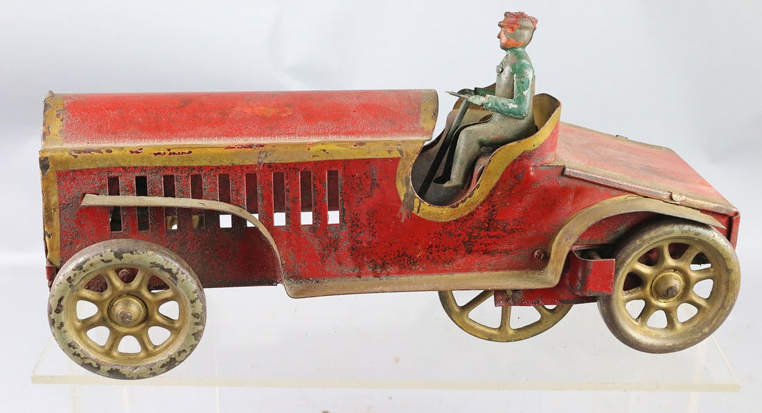 Dayton Hillclimber Racer: Dayton Hillclimber Racer, originally paint, 12 inches