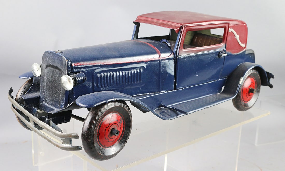 1930s Large Tin Coupe - 2