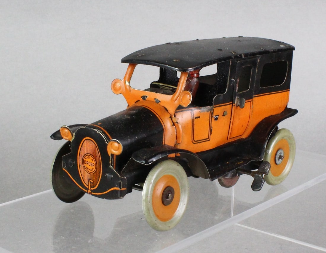 1920s Orobr German Tin Taxi Cab (1 of 5)