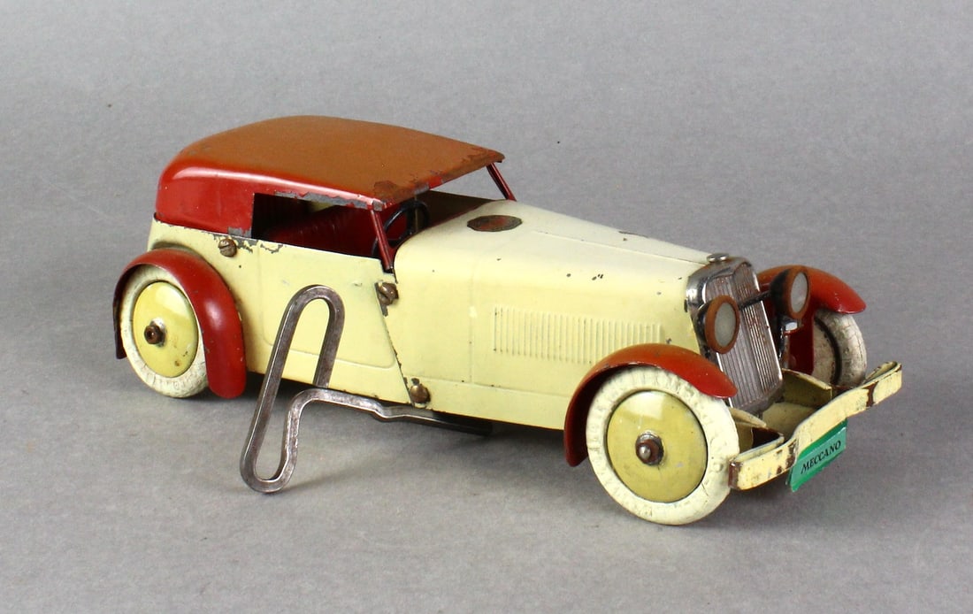 1930s Meccano Clockwork Wind Coupe - 2