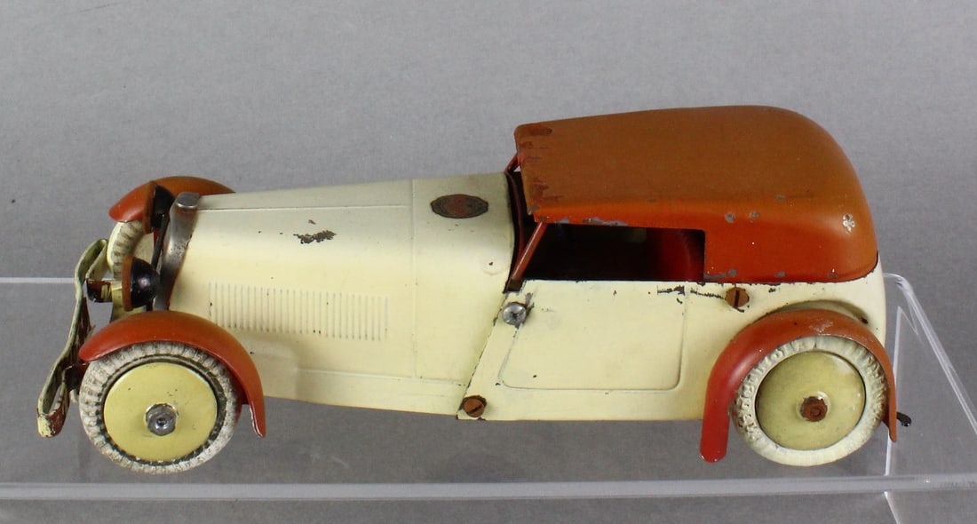 1930s Meccano Clockwork Wind Coupe - 4
