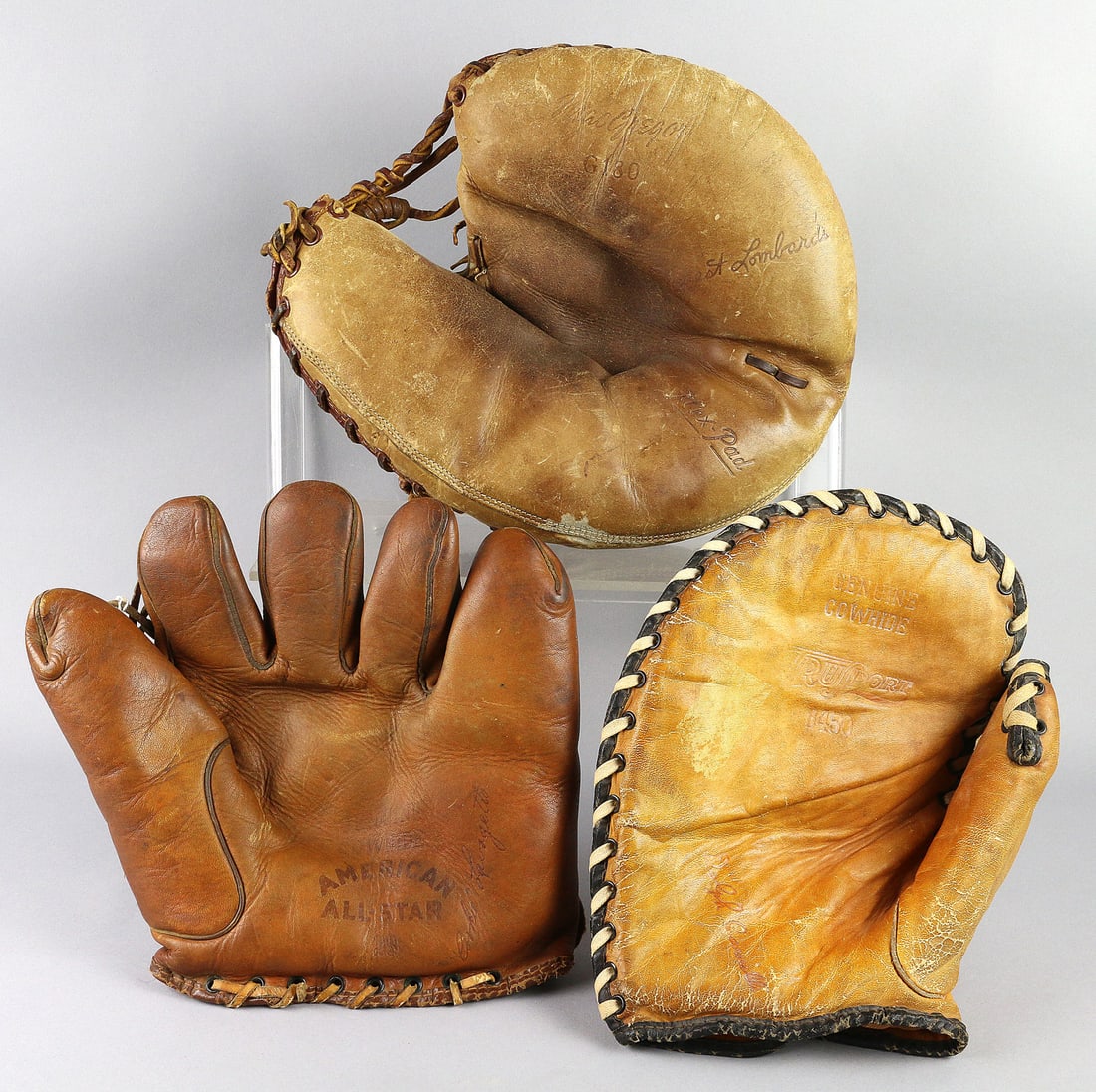 Vintage 1940's Baseball Glove Lot (1 of 2)