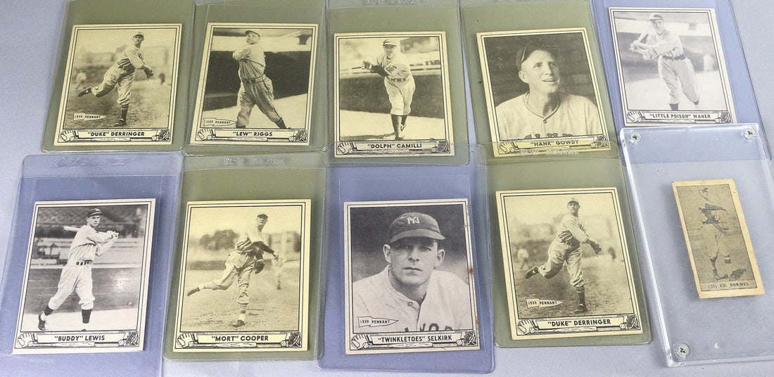 Play Ball , Yuengling Tobacco Card Lot 1940 (1 of 2)