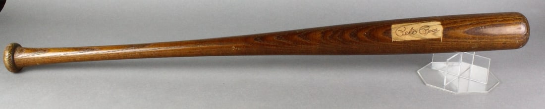Pete Rose "Window Pane' Signed Bat - 5