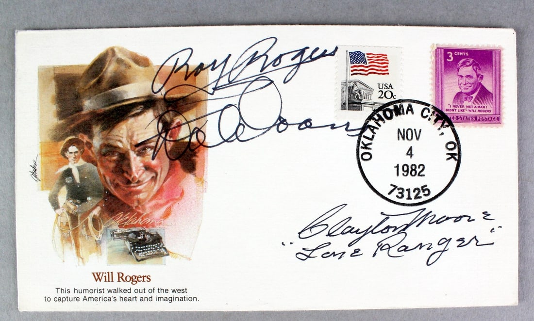 Roy Rogers, Dale Evans Clayton Moore -Will Rogers (1 of 1)
