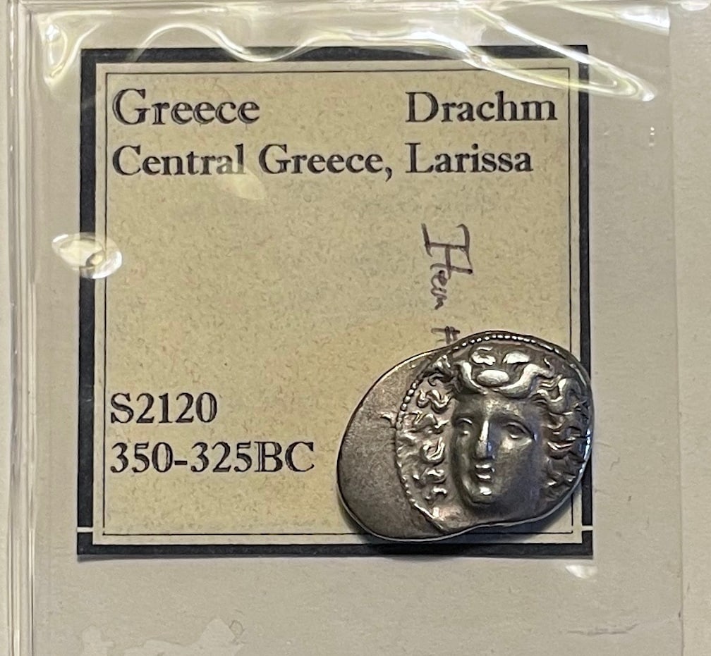 Thessaly Greek Silver Drachm Larissa & Horse (1 of 4)
