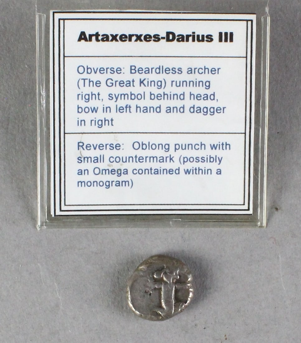 Artaxerxes-Darious III Archer Silver Siglos (1 of 5)
