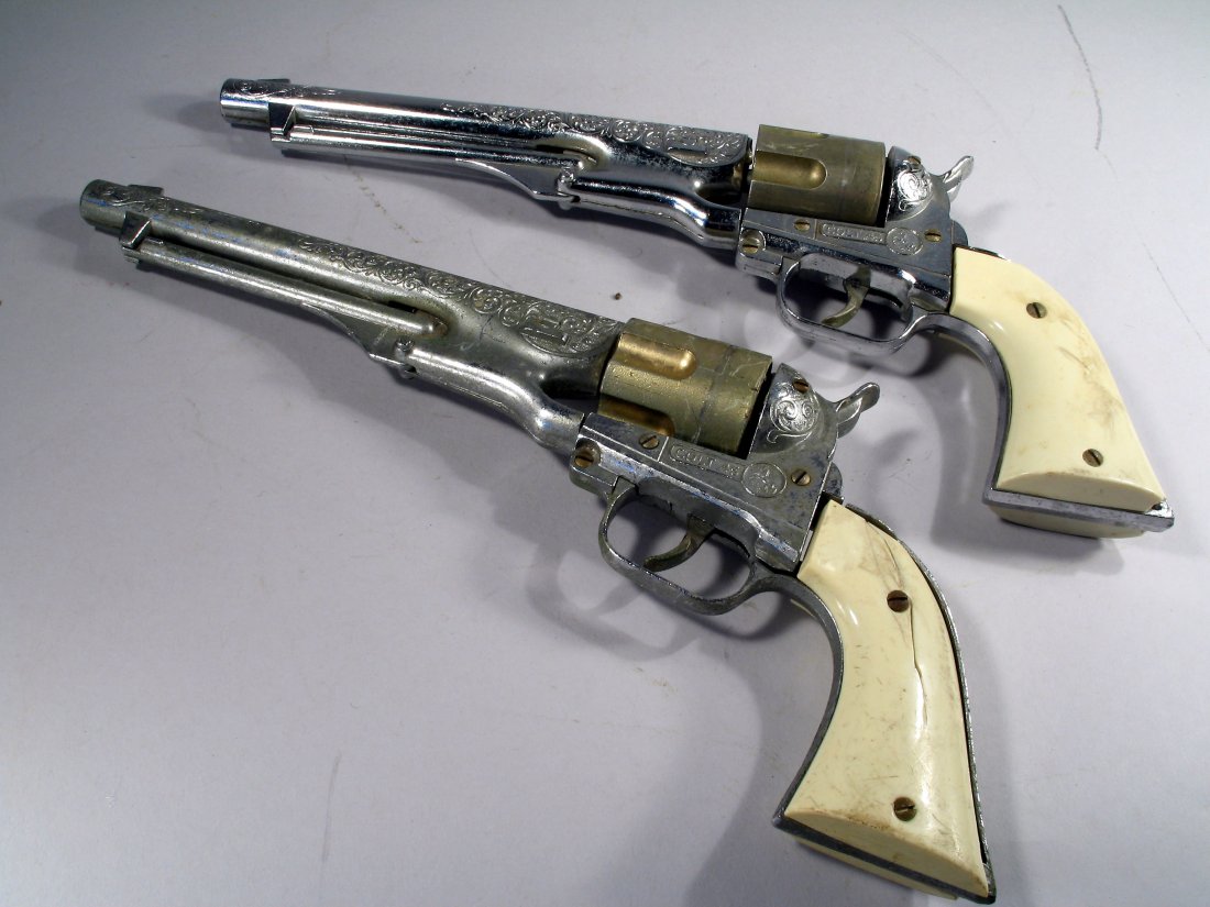 Mattel Colt 45 Fanner Lot: Mattel Colt 45 Fanner Lot, 2 Colt 45 Fanners