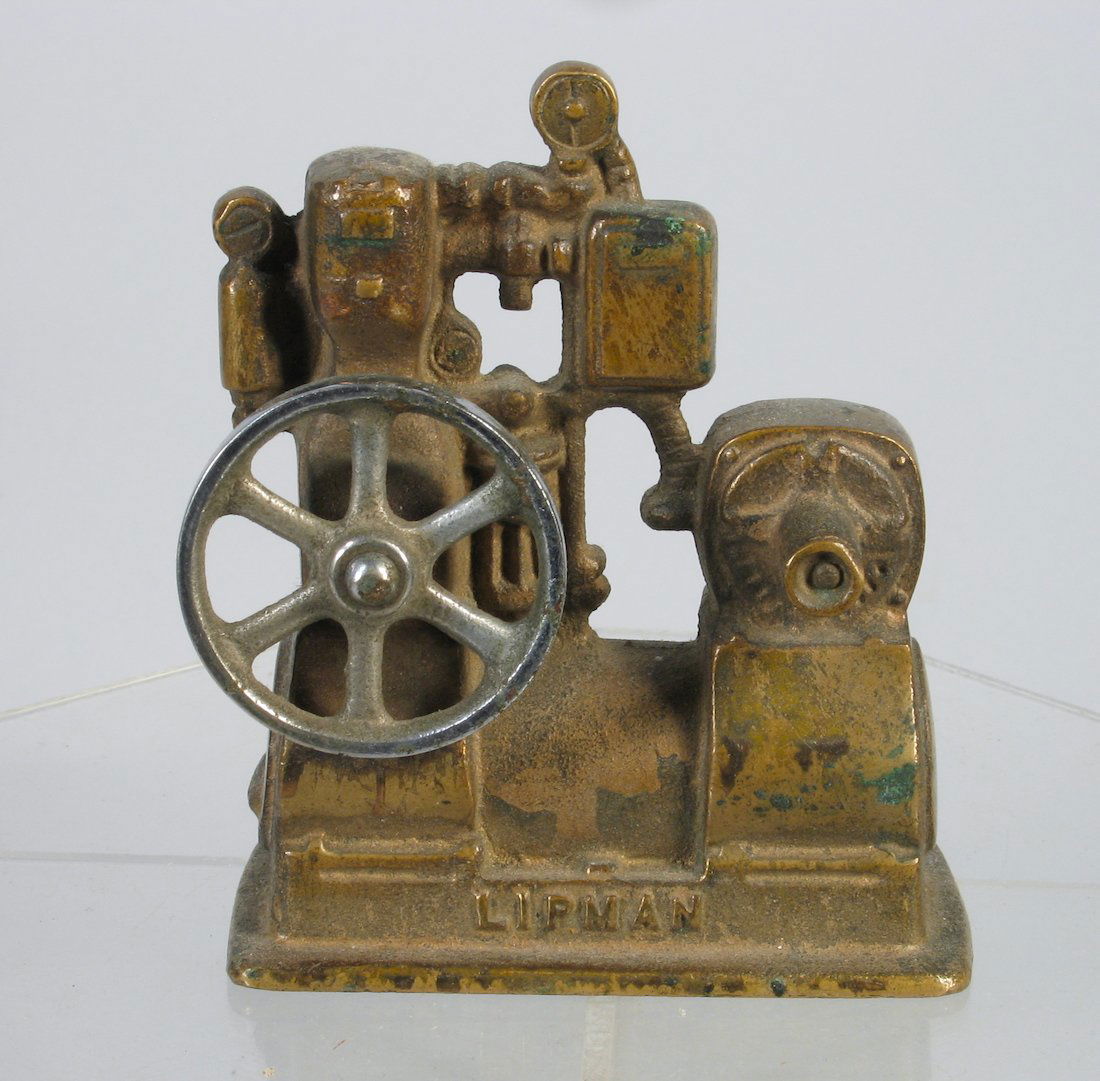 Lipman Factory Press Bronze/Brass Advertising Toy (1 of 3)