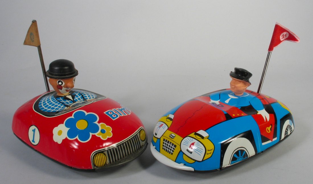 Bimbo Tin Friction Bumper Cars (1 of 2)