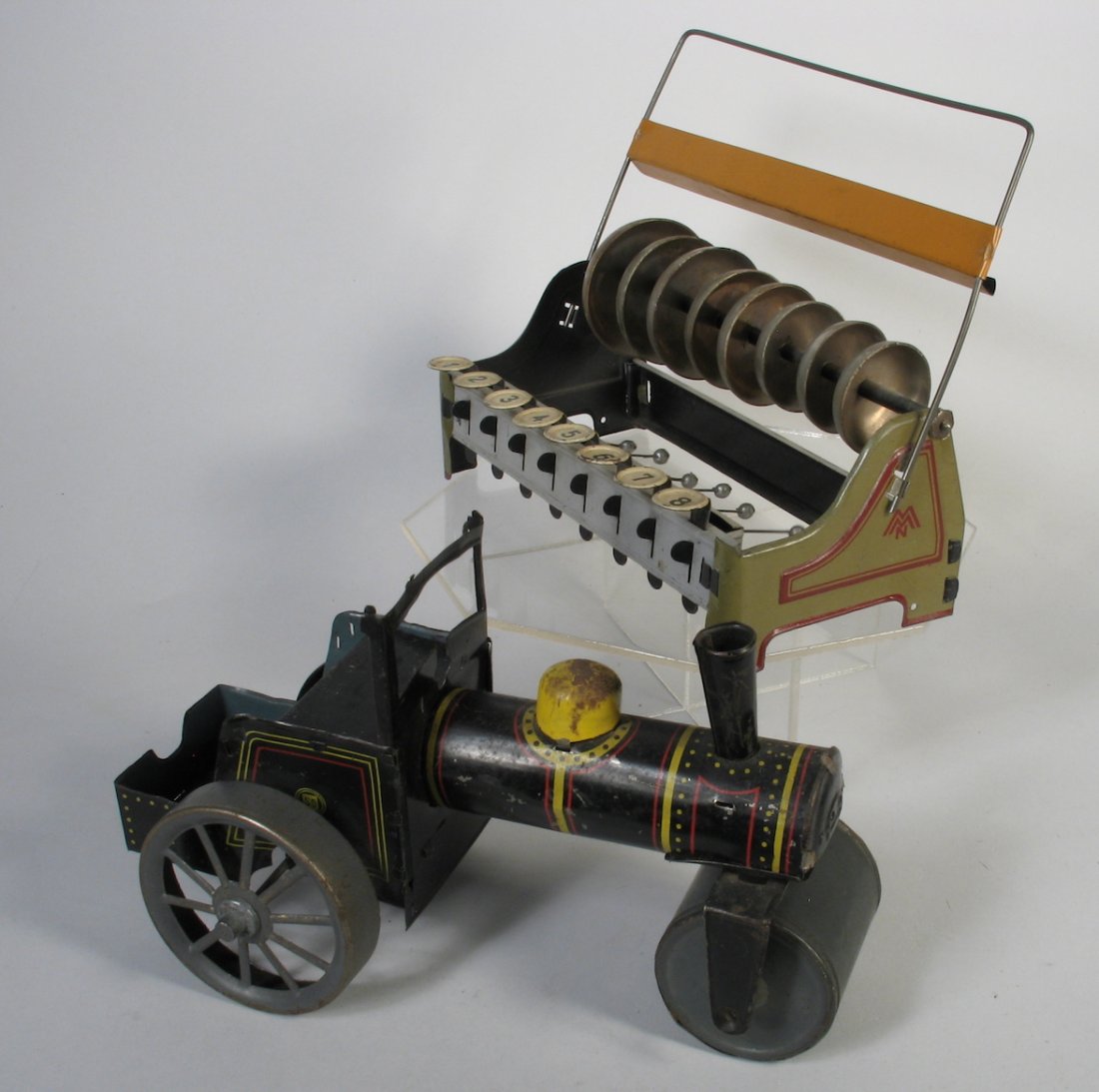 Gunthermann Tractor & German Tin Bell Toy (1 of 2)