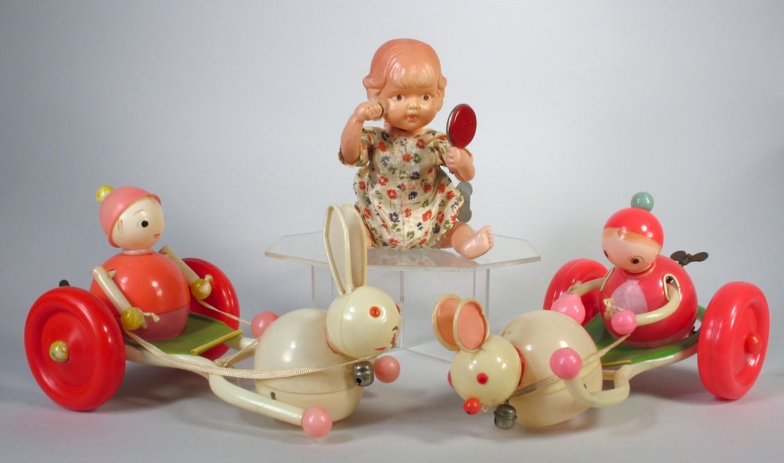Japan Celluloid Toy Wind Up Group (1 of 2)