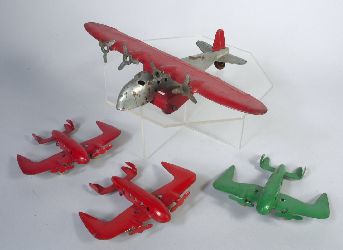 Four Marx and Wyandotte Mystery Plane Airplanes (1 of 2)