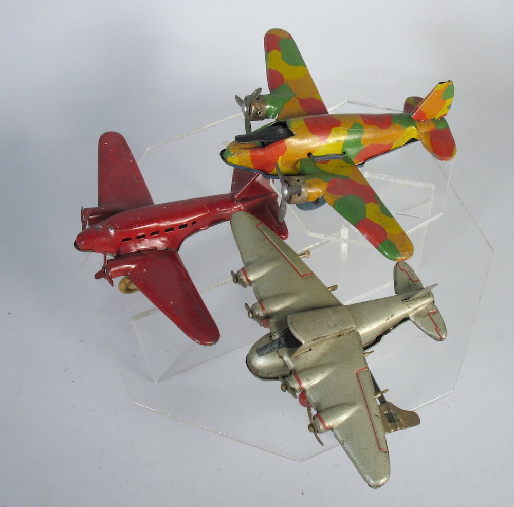 1930s Japan Tin Wind Airplanes (1 of 2)