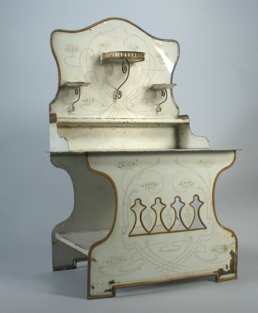 Art Nouveau German Tin Doll Sideboard German (1 of 2)