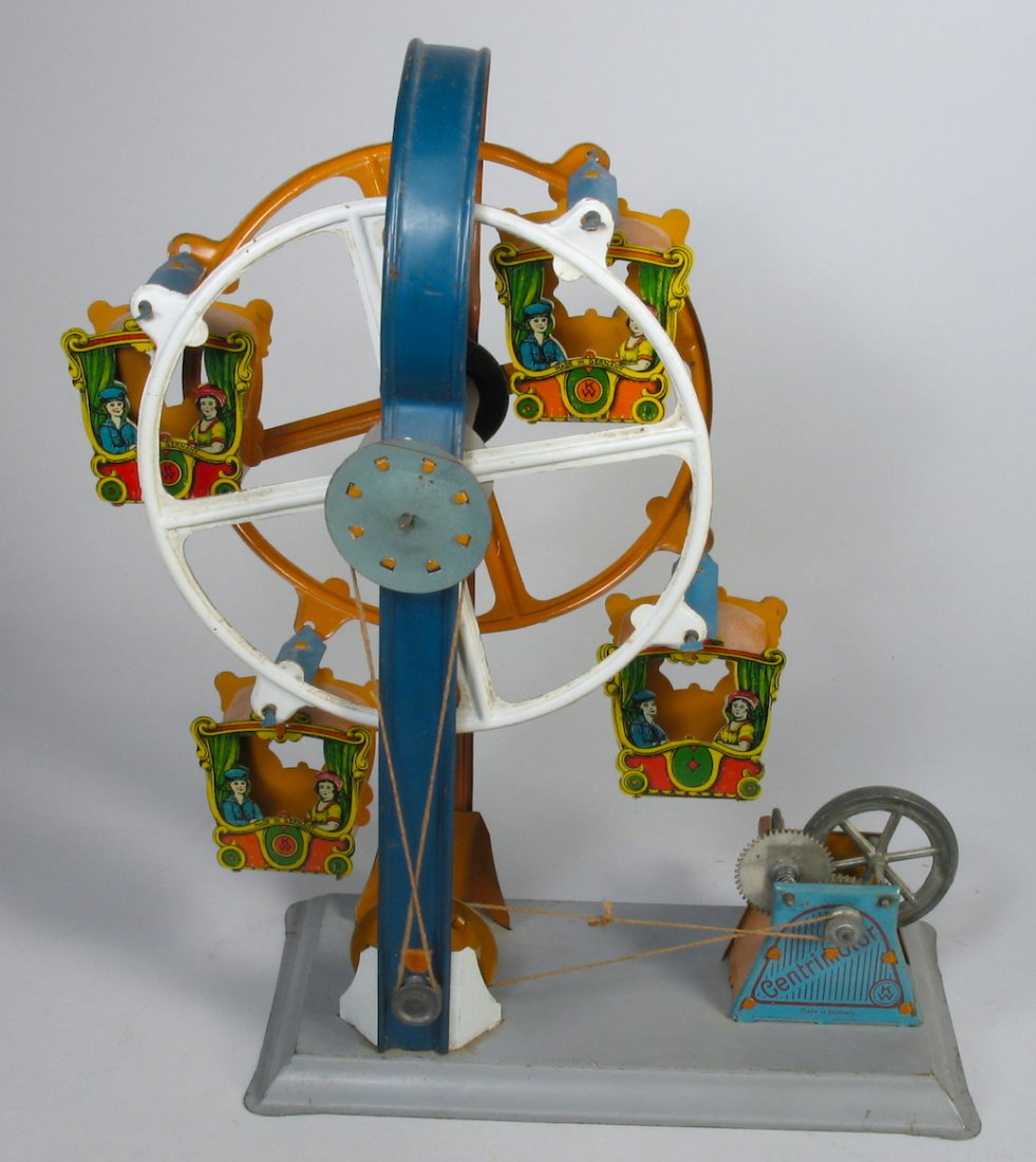 WK German Tin Ferris Wheel Wind up (1 of 3)