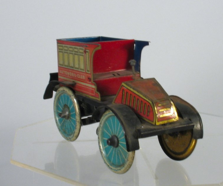 1900s Issmeyer German Tin Automobil Club (1 of 3)