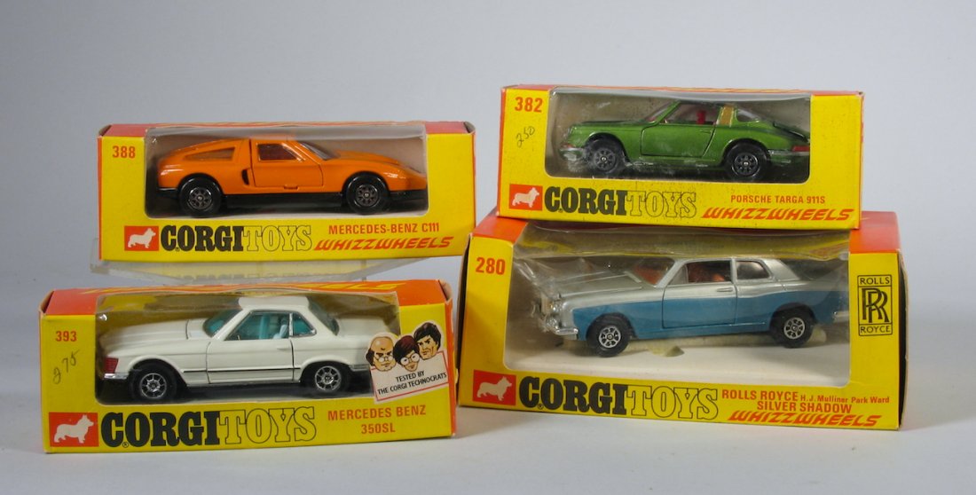 Four Corgi Toys Cars Mint In Box (1 of 2)